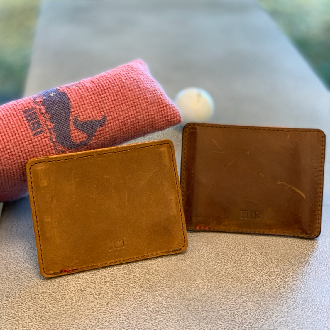 Gentleman's Monogrammed Pigskin Wallet