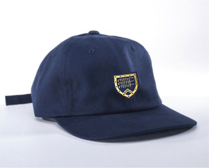 Dad Hat in navy with Shapland crest