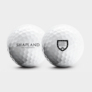 Shapland logo golf balls by Vice Golf