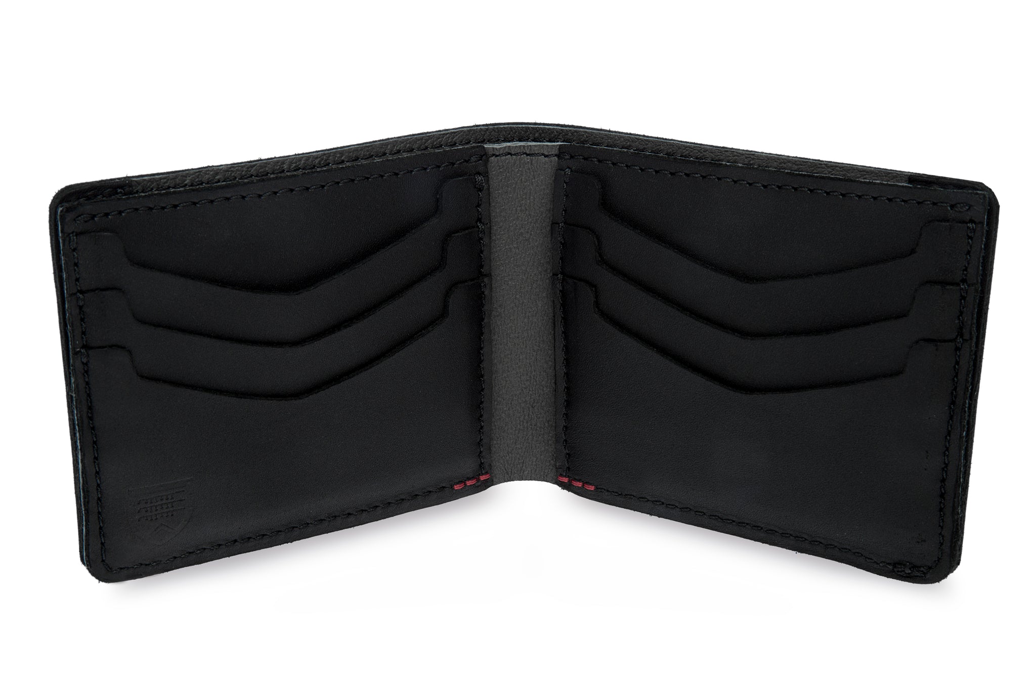 【A＆S】Flap bi-fold wallet Black A＆S】Flap bi-fold wallet Black Bifold Wallet with Flap